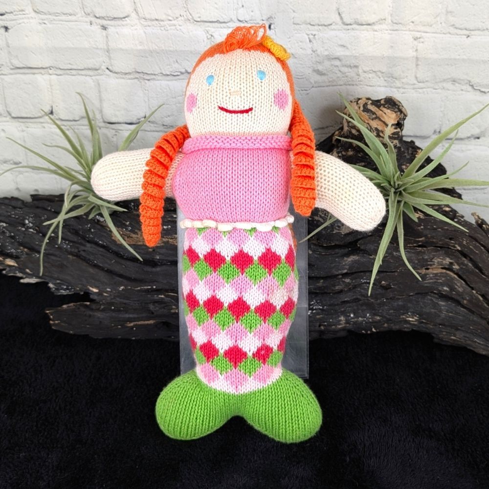 Zubels Pearly Penny the Mermaid Knit Doll